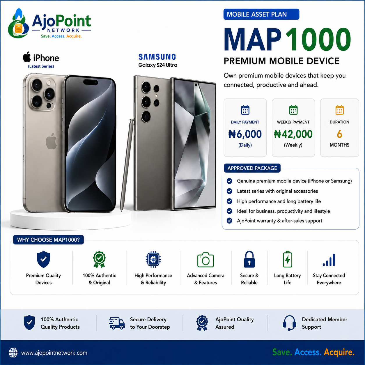 MAP1000 — Premium Mobile Device